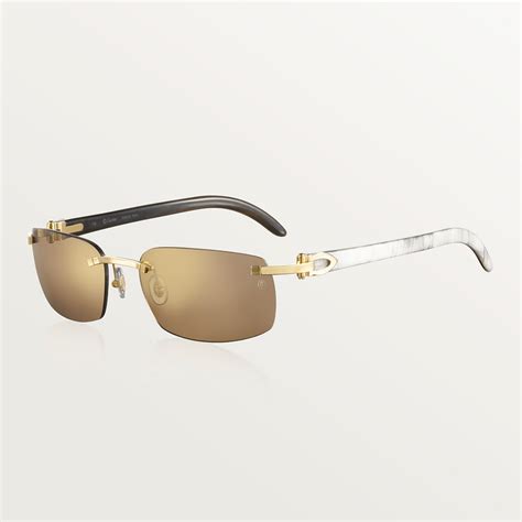 cartier buffalo sunglasses|cartier white buffalo horn sunglasses.